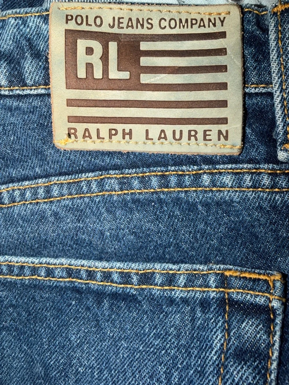 Polo Ralph Lauren Jeans Mens Relaxed 34x30 Dark Wash‎ Blue 4771YA12040 Classic